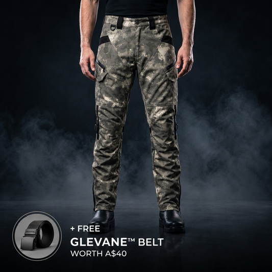 Glevane RideShield™ Camouflage Motorcycle Pants