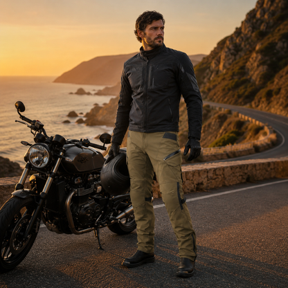 Glevane RideShield™ Green Motorcycle Pants