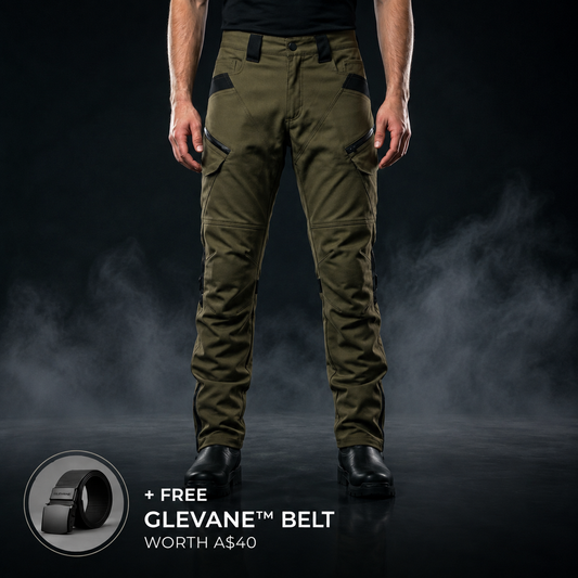 Glevane RideShield™ Green Motorcycle Pants