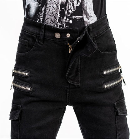 Glevane RoadDenim™ Black Motorcycle Jeans