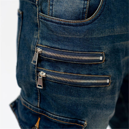 Glevane RoadDenim™ Blue Motorcycle Jeans